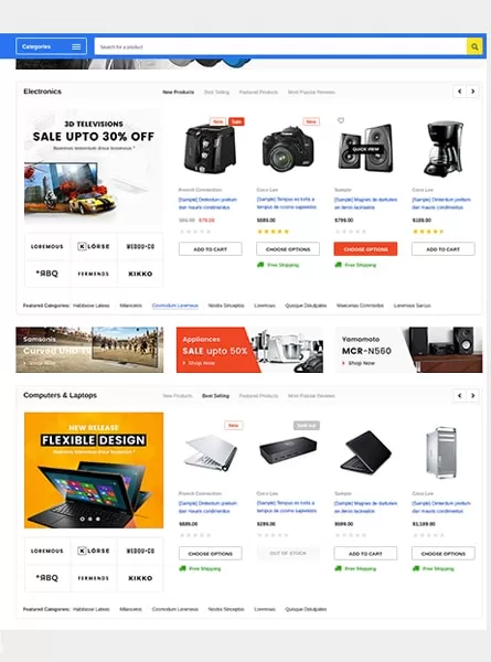 Thiết kế Website điện máy, siêu thị mang lại nhiều lợi ích