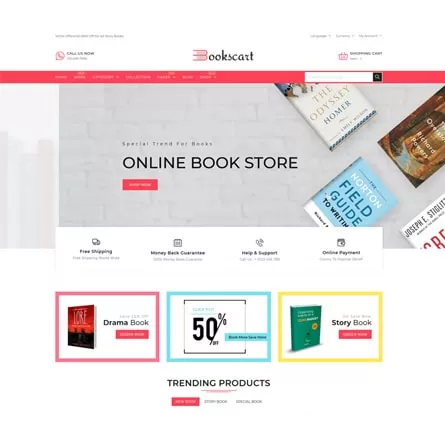 Thiết kế website bán văn phòng phẩm, thiết kế web nhà sách ngay, bởi: