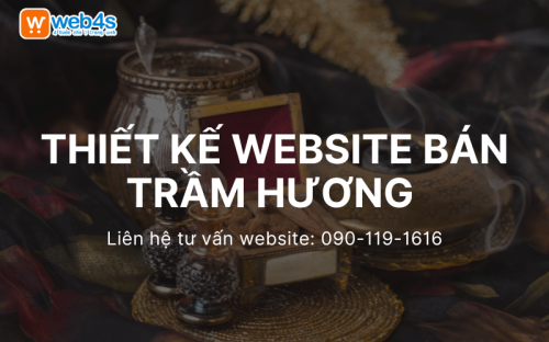 Thiết kế Website bán Trầm hương | Chuẩn SEO | Chuẩn UI/UX 