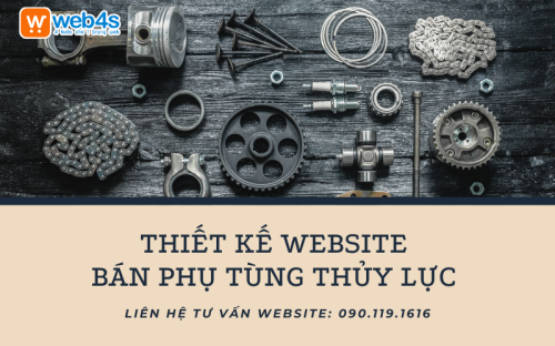 Thiết kế Website bán Phụ tùng Thủy lực Hấp dẫn, Ấn tượng 