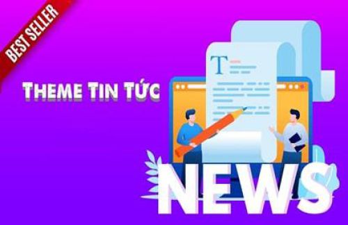 Mẫu template web tin tức, tạp chí điện tử đẹp chuẩn SEO