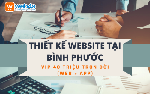 Thiết kế website tại Bình Phước [gói VIP - 40 triệu] trọn đời