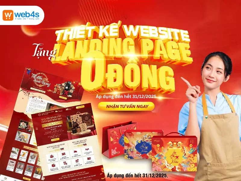 Bộ đôi “chốt sale” hoàn hảo: THIẾT KẾ WEBSITE TẶNG LANDING PAGE